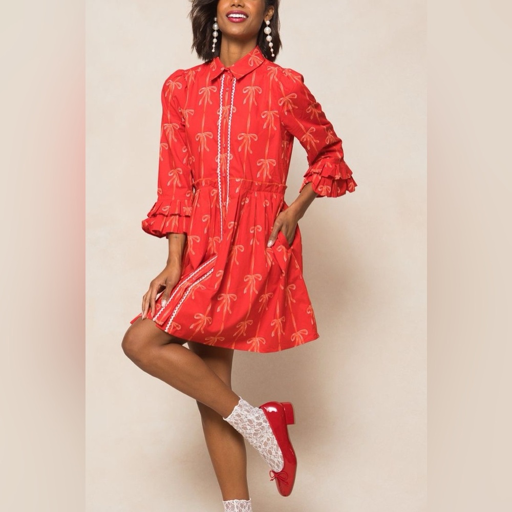 Ivy City Co. Bowie Dress in red, size M